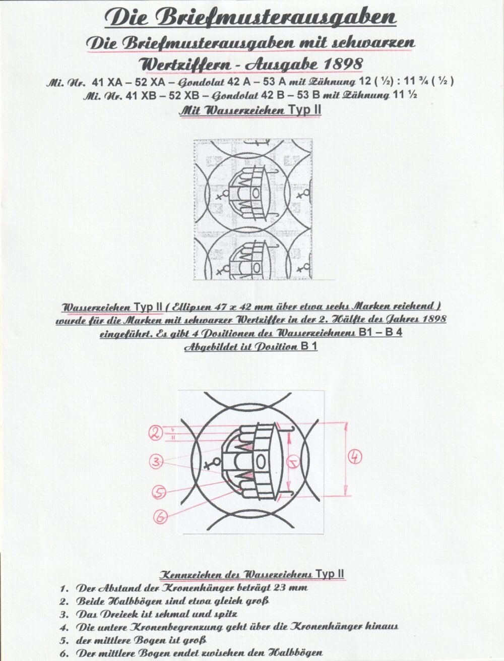 1898. Feketeszámú krajcáros vízjelállás gyűjtemény, rendkivül ritka darabokkal, csak 3 db bélyeg hiányzik! - Image 2