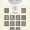 1898. Feketeszámú krajcáros vízjelállás gyűjtemény, rendkivül ritka darabokkal, csak 3 db bélyeg hiányzik!