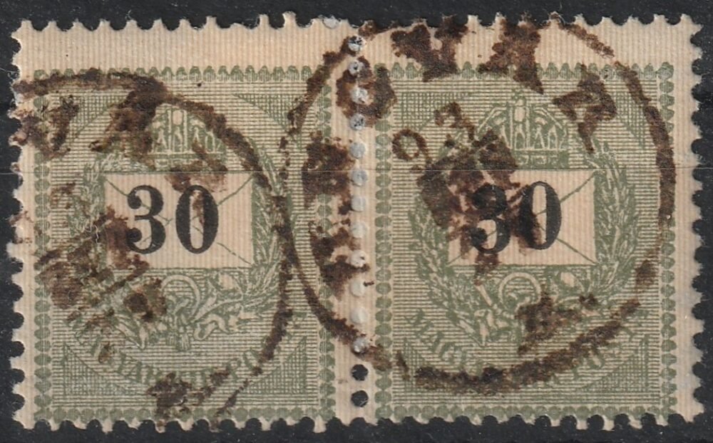 1889. 30kr /E/ pár - UNGVÁR