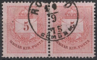 1874. 5kr II. pár - ROZSNYÓ / GÖMÖRM.