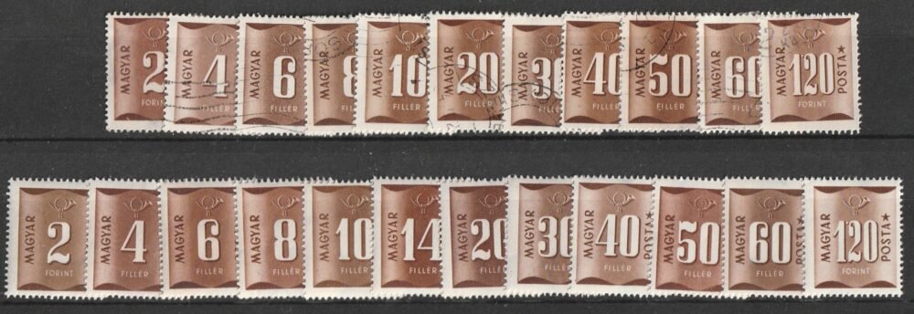 1951. Barna portó III. postatiszta és barna sor