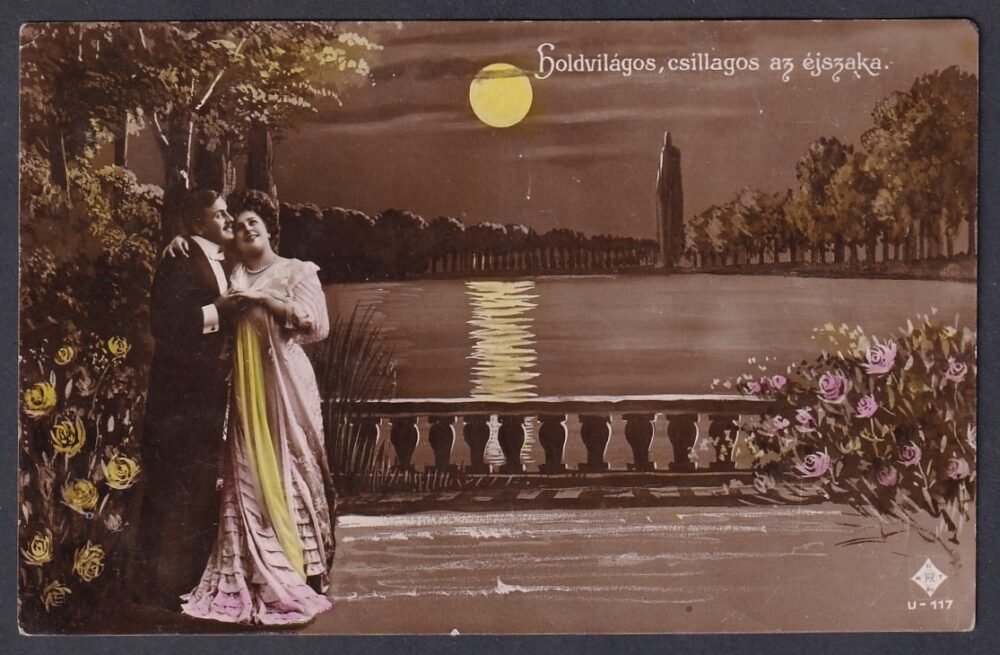 1909. Nagy-Szent-Mihály, Rajkára feladott képes levelezőlap - Image 2