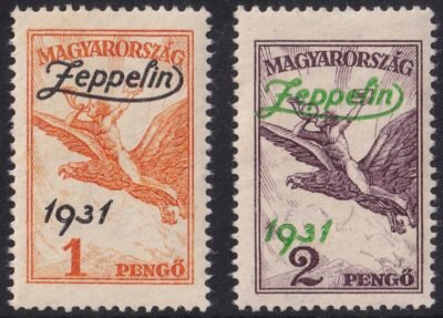 1931 Zeppelin sor (30.000) - luxus minőség!