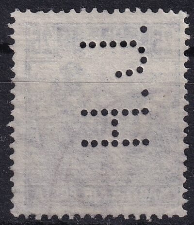 *H.J.* perfin bélyeg - Image 2