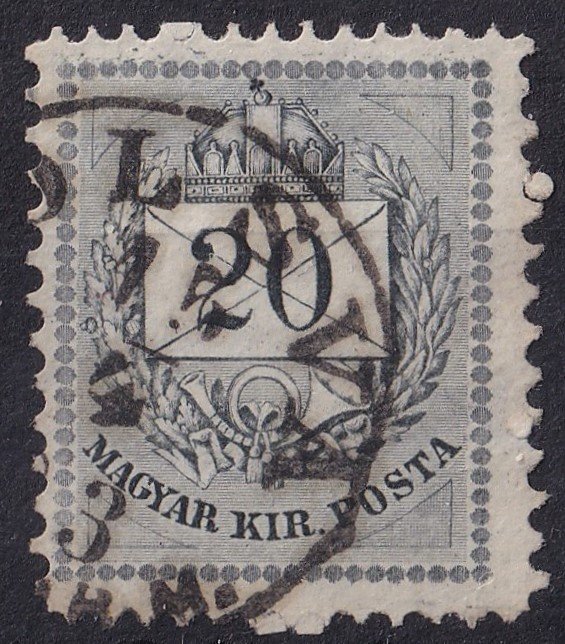 1881. 20kr /C/ 13:11,1/2 fogazás