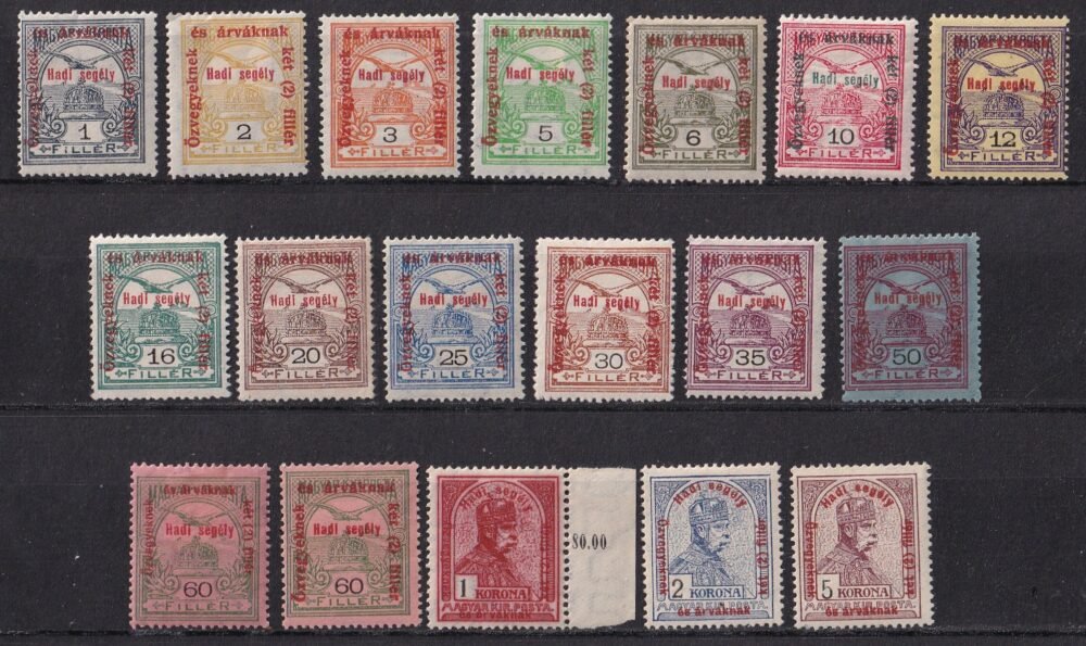 1915. Hadisegély II. falcos sor