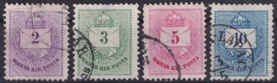 1874. rövid sor /B/ ½-es fogazással
