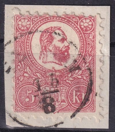 1871. Kőnyomat 5 kr IV-típus