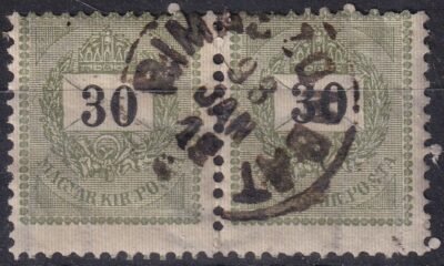 1889. 30 kr /E/ pár képbe fogazva - RIMASZOMBAT