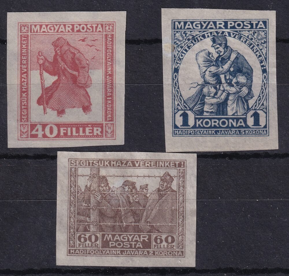 1920. Hadifogos sor - fogazatlan próbanyomat (cigaretta papíron)