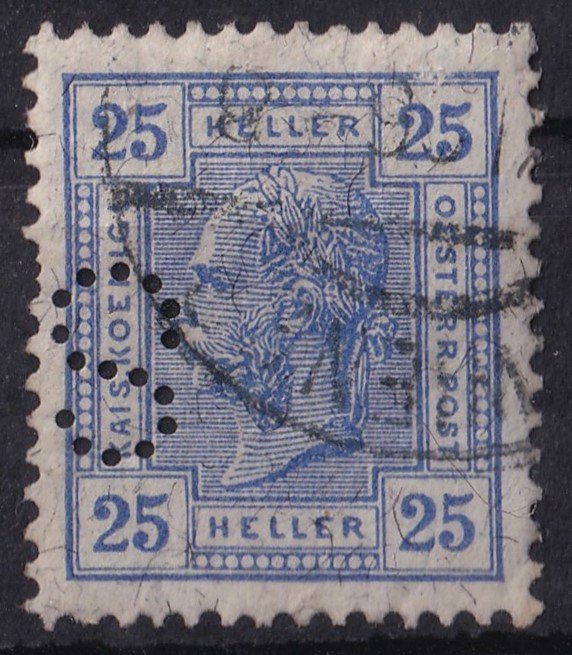 Ausztria *S* perfin bélyeg