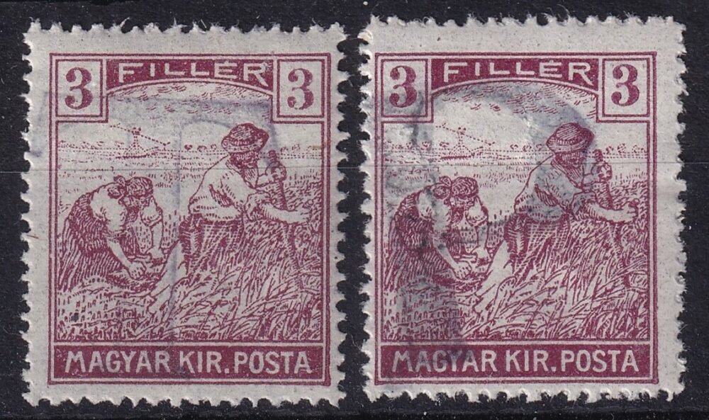 2 db szükségportó bélyeg