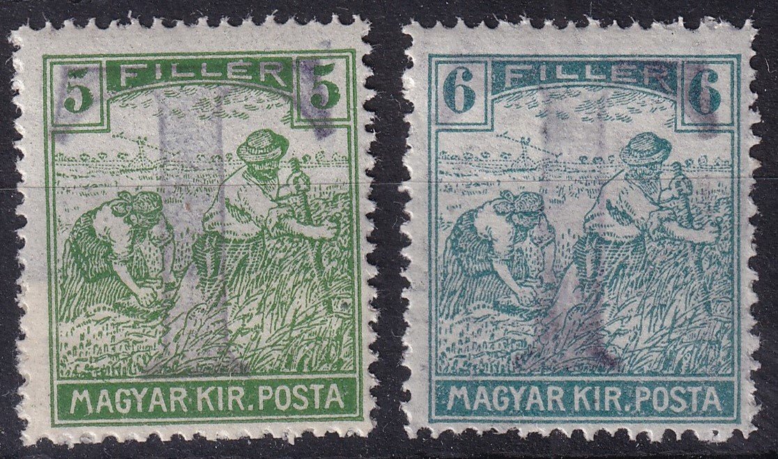 2 db szükségportó bélyeg