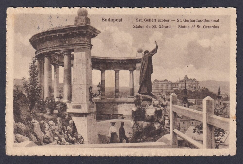 1920. Budapest, Bécsbe feladott képeslap