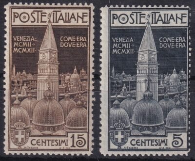 1912. Olasz Királyság, A velencei San Marco harangtorony