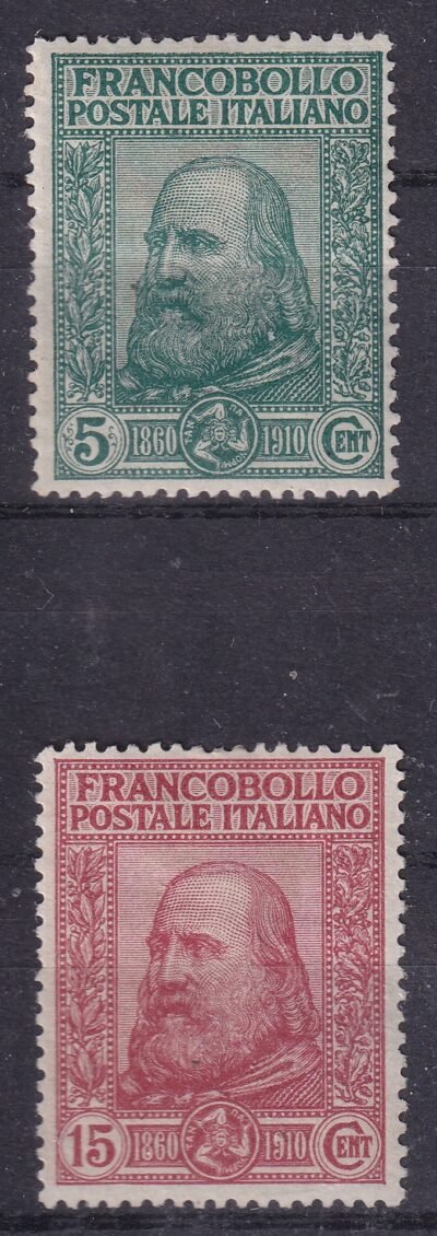 1910. Olasz Királyság, Giuseppe Garibaldi sor