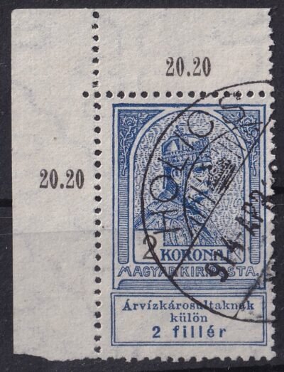 1913. Árvíz I. 2 Korona ívsarki - Holics