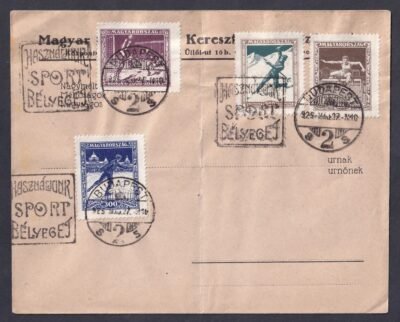 1925. Sport sor, borítékon - alkalmi bélyegzéssel