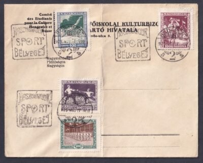 1925. Sport sor, borítékon - alkalmi bélyegzéssel - Image 2
