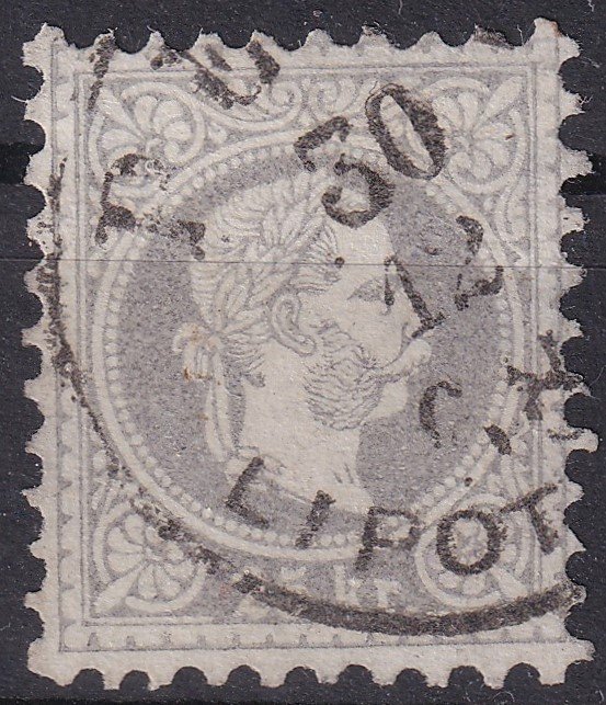 1867. szürkésibolya 25kr - PEST / LIPÓTVÁROS