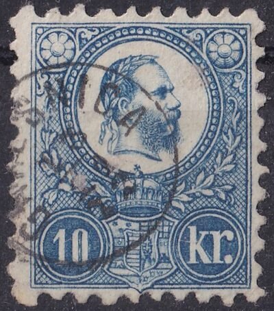 1871. Réznyomat 10 kr GAREŠNICA (Gudlin: 600 pont)