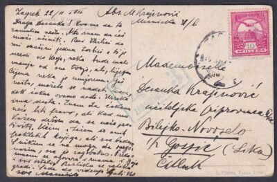 1916. Képeslap