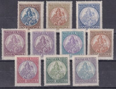 1921/1925. Koronás Madonna sor