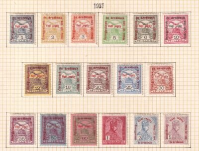 1915. Hadisegély II. falcos sor