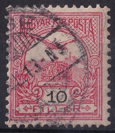 1904. Turul 10 fillér, A3 állású (fordított) vízjellel