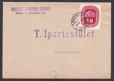1948. Budapest, Pestszentimrére feladott levél, boríték nélkül teljes tartalommal