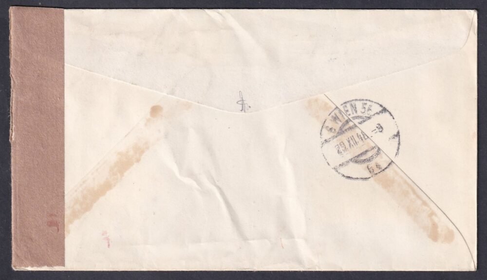 1948. Fülöp szigetek, Ausztriába feladott légiposta levél