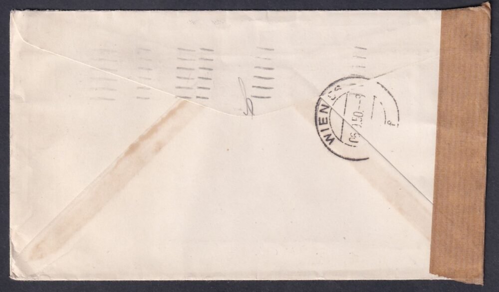 190. Fülöp szigetek, Ausztriába feladott cenzúrázott-légiposta levél
