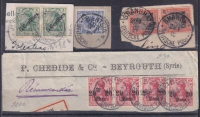 Deutsches Reich külföldi posták összeállítás