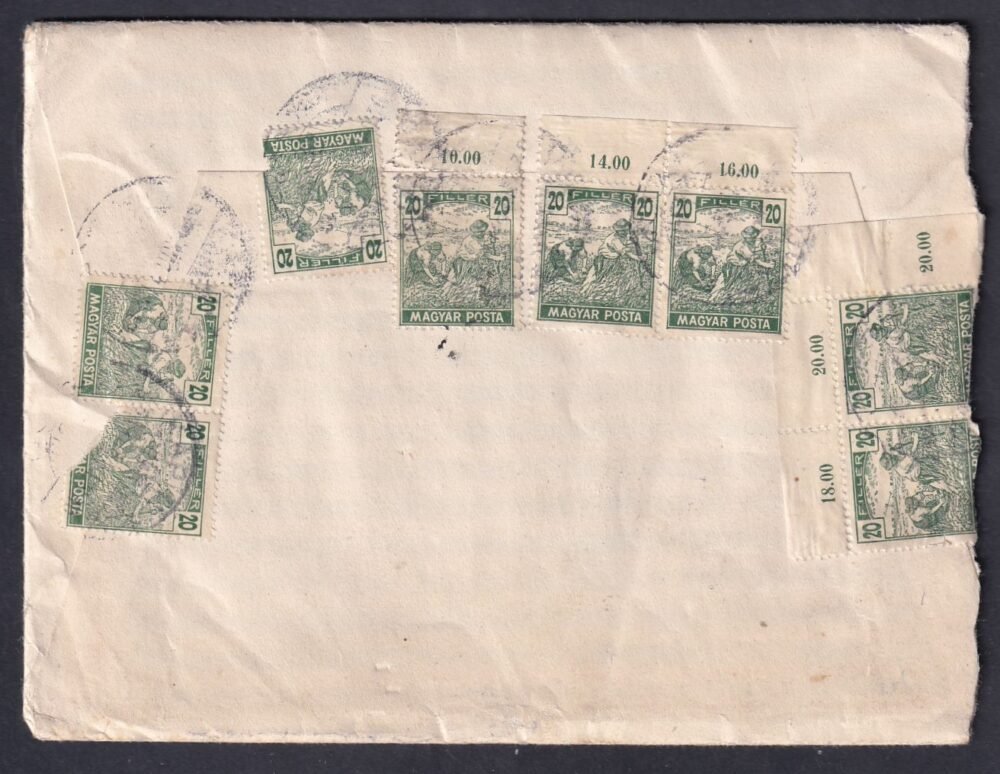1920. Bécsbe feladott levél teljes tartalommal - Image 2