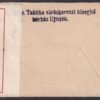 1915. Újvidéki ág. h. ev. Tabitha Vöröskereszt Kisegítő Kórház-ból Bécsbe feladott cenzúrázott Tábori posta levél - teljes tartalommal