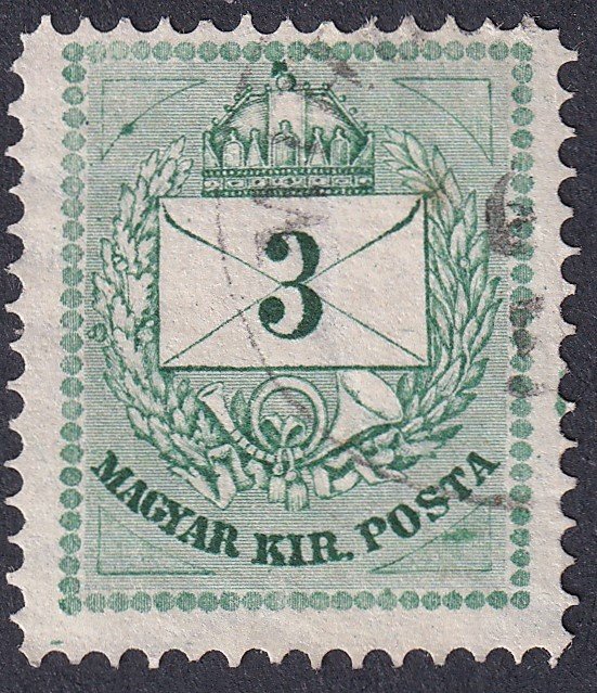 1881. 3 kr lemezhibákkal