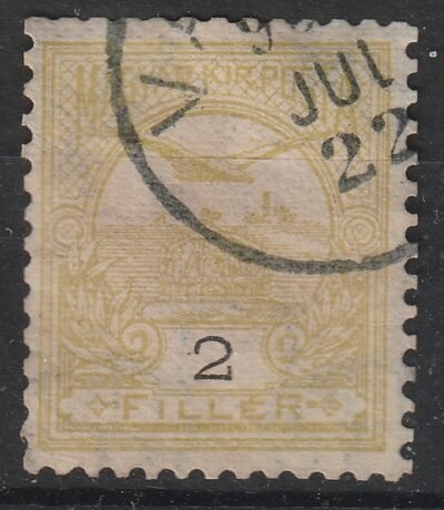 1904. Turul 2 f, A3 vízjelállással
