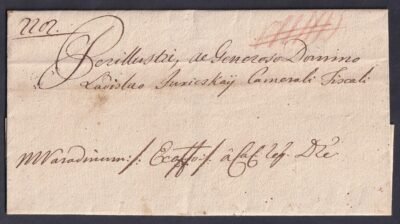 1789. Warasdin,  Ex offo ajánlott levél