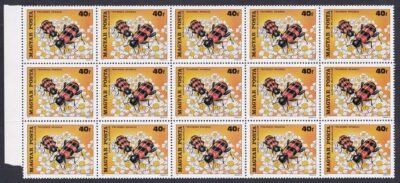 1980. Virág sor 15 db-os ívszéli tömbökben (6750 ++) - Image 6