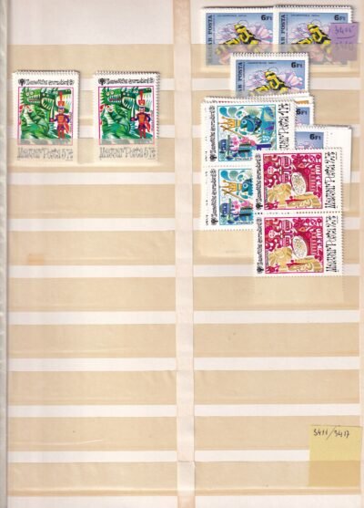 Magyar postatiszta teljes sorok 16 oldalas rendező berakóban - Image 6