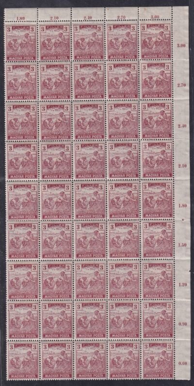 Postatiszta kereskedői rendező főleg pengős kiadások, több ezer bélyeg 16 lapos albumban - Image 6
