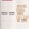 8 lapos berakó (fehér, osztott lapokkal), benne az 1908-as Turul-kiadás számos érdekességgel, kiváló alap vagy folytatható gyűjtemény