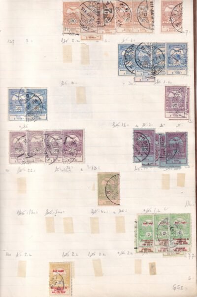 Rendező album 1900. Turulos bélyegektől, kb 25 oldalon - Image 3