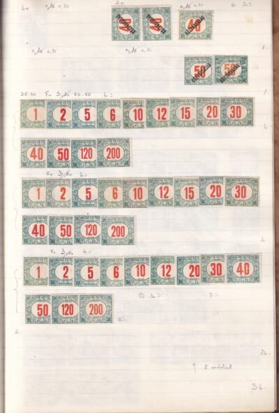 Rendező album 1900. Turulos bélyegektől, kb 25 oldalon - Image 8
