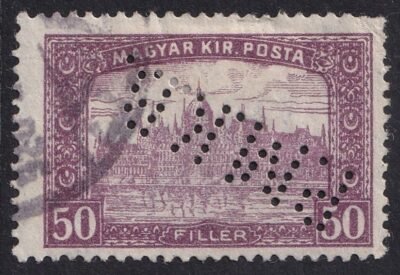 *P.M.K.B.* perfin bélyeg