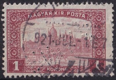 *P.M.K.B.* perfin bélyeg
