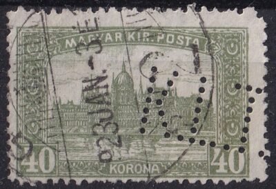 *K.L.T.* perfin bélyeg