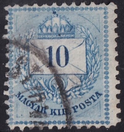 1881. I-típusú 10 kr kopott lemez!