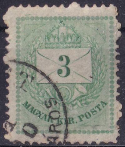 1874. 3kr /A/ 13-as fogazással