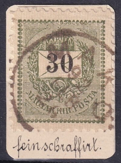 1889. 30kr finom alapvonalakkal - MAKÓ